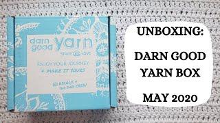 Unboxing: Darn Good Yarn Box - May 2020 | Yarn Haul, Yarn Blogger, Crochet Blogger, Subscription 