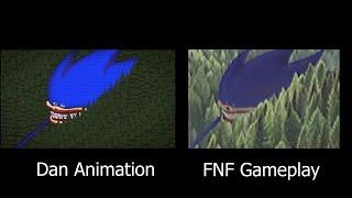 Shin Sonic Part 2 | Game/Cover x FNF Animation Comparison