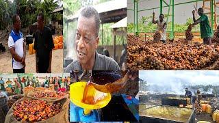 THE BIGGEST PALM OIL REFINARY IN GHANA OWNED BY APS.  ACHIM GYIMAH RTD OF THE CHURCH OF PENTECOST