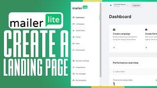 How To Create A Landing Page In MailerLite | MailerLite Tutorial 2024