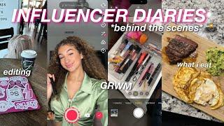 Day in the Life of a Full-Time Influencer: How I Edit My Videos, GRWM + TikTok BTS | Vlogmas Day 5