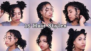 15 MINI TWISTS HAIRSTYLES | Easy Cute NATURAL HAIRSTYLES