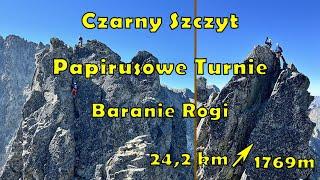 Papirusowe Turnie od Czarnego Szczytu po Baranie Rogi