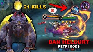 21 KILLS COMEBACK | HELCURT TOP 1 GLOBAL BUILD | MLBB