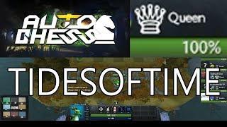 DOTA AUTO CHESS - QUEEN GAMEPLAY / PLAYING PUBLIC LOBBIES WITH COMMENTARY / "LUCKY GAME"