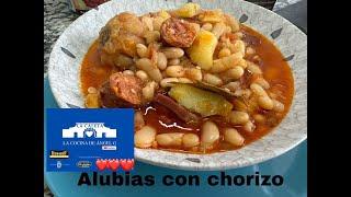 Alubias rápidas con chorizo y baratas