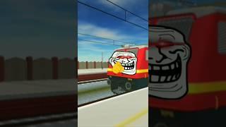 WAP-4 Chasing Mode  | INDIAN TRAIN CROSSING 3D| #shortsfeed #train #trending #viralvideo #shorts