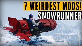 Top 7 WEIRDEST SnowRunner mods (4K 60FPS)