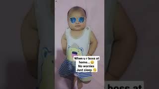 When u r boss at home #viral #cute #baby #trending #youtubeshorts #shorts