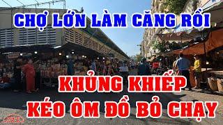 TRỰC TIẾP CẢNH TƯỢNG ÔM ĐỒ BỎ CHẠY TÁN LOẠN ở CHỢ LỚN QUẬN 10 SÀI GÒN NGÀY NAY