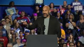 At Kamala Harris rally, Keegan-Michael Key speech urges vote: 'The only choice is Harris and Walz'