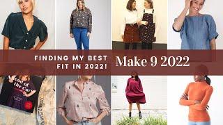 Make Nine 2022 Sewing Clothes I Love!