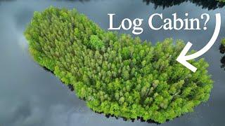 Building a Log Cabin on Our Island Ep.1 | (Harvesting First Logs)