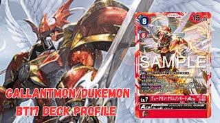 Gallantmon/Dukemon BT17 Deck Profile!! (DIGIMON TCG)