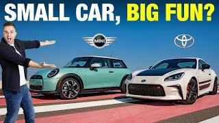 Mini Cooper S vs. Toyota GR86: Which Is the Better-Driving Enthusiast Car?