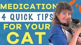 HOW TO GIVE YOUR CAT MEDICATION // FOUR QUICK AND EASY STEPS