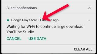 Waiting For WiFi To Continue Large Download - Fix  - 2023 - Playstore - Android & Ios