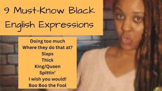 Black English Expressions for Advanced English Learners