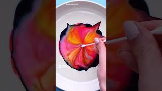 Food colour plus dish soap experiment #youtube #youtubeshorts #unique cooking ideas