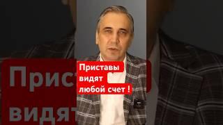 Какие счета не видят судебные приставы  #приставы #фссп