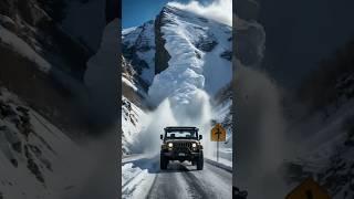 Car Crushed by Snow Avalanche | Ultra-Realistic CGI Crash