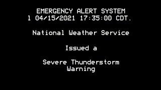 Severe Thunderstorm Warning in Austin, TX