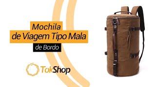 MOCHILA DE VIAGEM TIPO MALA DE BORDO - TOKSHOP