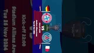 Bayern München VS Paris #shorts  #football #championsleague