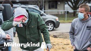 Veteran weeps over new home built by teens | Militarykind