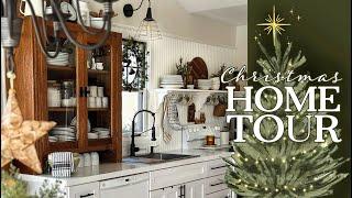 My Mom’s Vintage Cottage Christmas Home Tour 2023: Decorated with Primitives & Antiques!