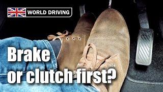 Clutch or Brake First When Stopping or Slowing Down? Driving a Manual Car Tips