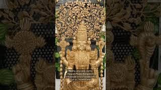 Brass Balaji in Radha arts and crafts, Bangalore #balaji #tirupati # #viral #brass #handicraft