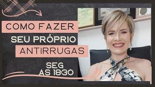 CREME caseiro Rico em Vit E | produz de COLÁGENO e antirrugas