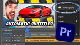 How to add automatic subtitles in Premiere Pro 2023