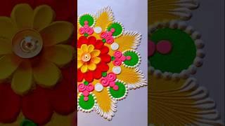 Diwali special rangoli// Dhanteras rangoli designs// Diwali latest big rangoli #rangolibyvijaya