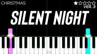 Christmas - Silent Night | EASY Piano Tutorial