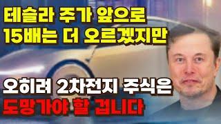 [주식] 테슬라 주가 앞으로 15배는 더 오르겠지만 오히려 2차전지 주식은 도망가야 할 겁니다[2차전지전망,테슬라전망,에코프로,에코프로비엠,엘앤에프,6월증시전망,로보택시관련주]