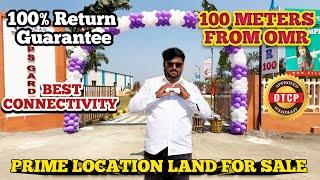 Best Location Land For Sale In Chennai | Omr 100 | Competitive Price | Dtcp | Band Half Brothers |