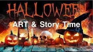 HALLOWEEN ART & Story time with guest Davy Art with a Pen