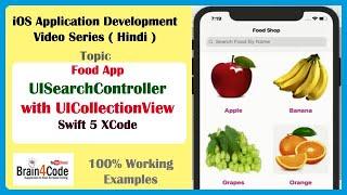 How to Implement UICollectionView with Search Bar Using UISearchController Swift 5 | Hindi | iOS