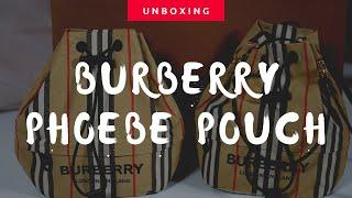 버버리 포이베파우치 언박싱 & 크로스백 변신 정보 (Burberry Phoebe Pouch)