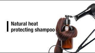 Natural heat protecting shampoo