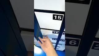 Electronic locker fingerprint password storage operation #cabinet #locker #smartlocker #charging
