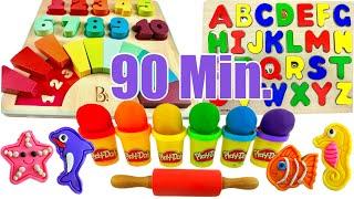 Ultimate Preschool Learning Video For Toddlers | Best Toy learn English ABC, Numbers Shapes Counting