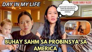 A DAY IN MY LIFE | MAHIRAP DAW ANG MGA PINOY NA NASA PROBINSYA SA AMERICA | Filipina-American Couple