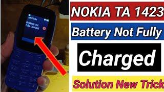 Nokia Ta 1423 Battery Not Fully Charged Problem Solution || Nokia 105 Classic Charging Problem 2024