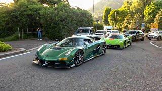 9x Koenigsegg Takeover Villa d’Este 2024 - Jesko, CC850, Regera, One:1, Agera and CCX!