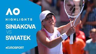 Katerina Siniakova vs Iga Swiatek | Round One | Australian Open 2025 Extended Highlights 