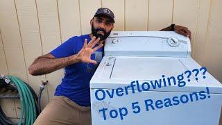 Top Five Reasons Your Older Style Washer Is Overflowing!