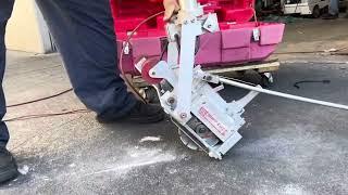 Soff Cut 310 Walk Behind Concrete Cement Saw Only 53.9 hrs With Diamond Blade